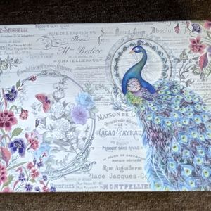 Decorative Peacock Box
